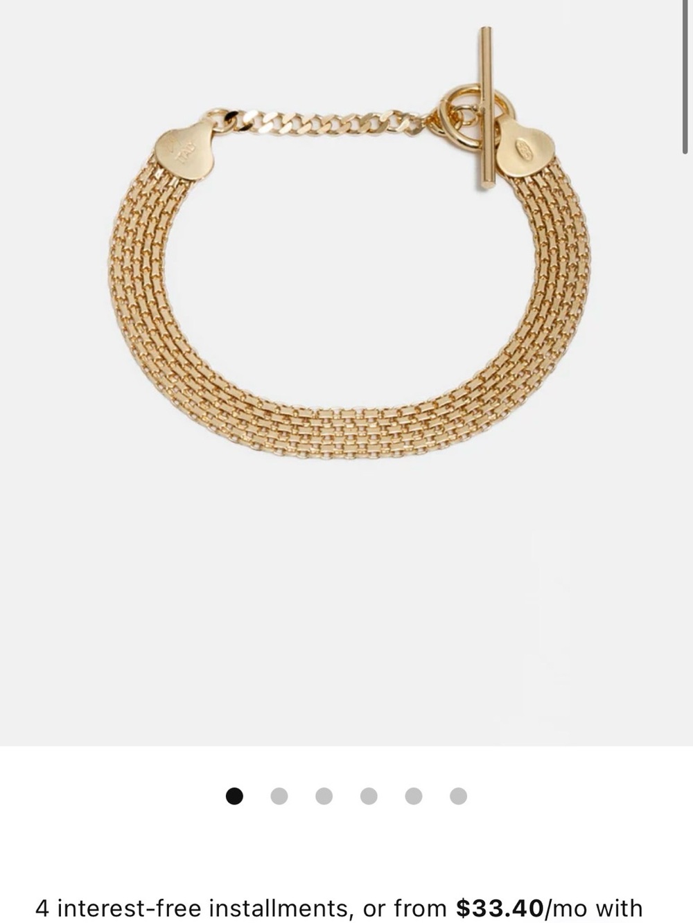 Loren Stewart 
Gold Multi-Row Toggle Bracelet -  Women Jewelry